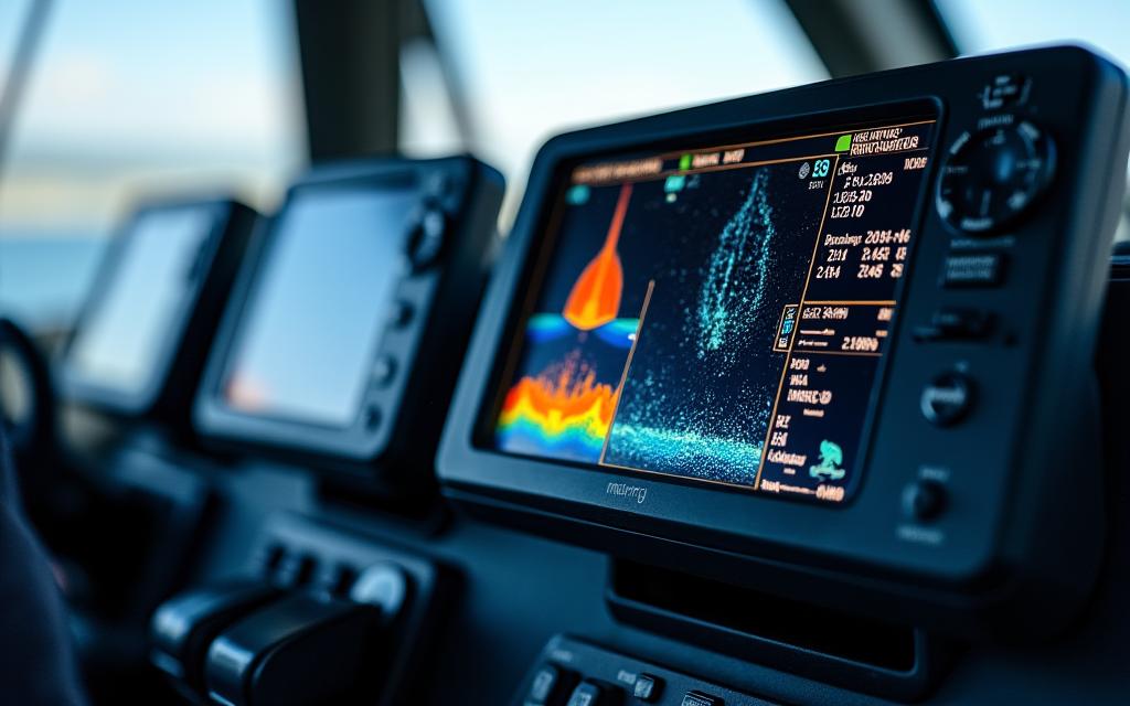 Advanced sonar and navigation equipment for fishing